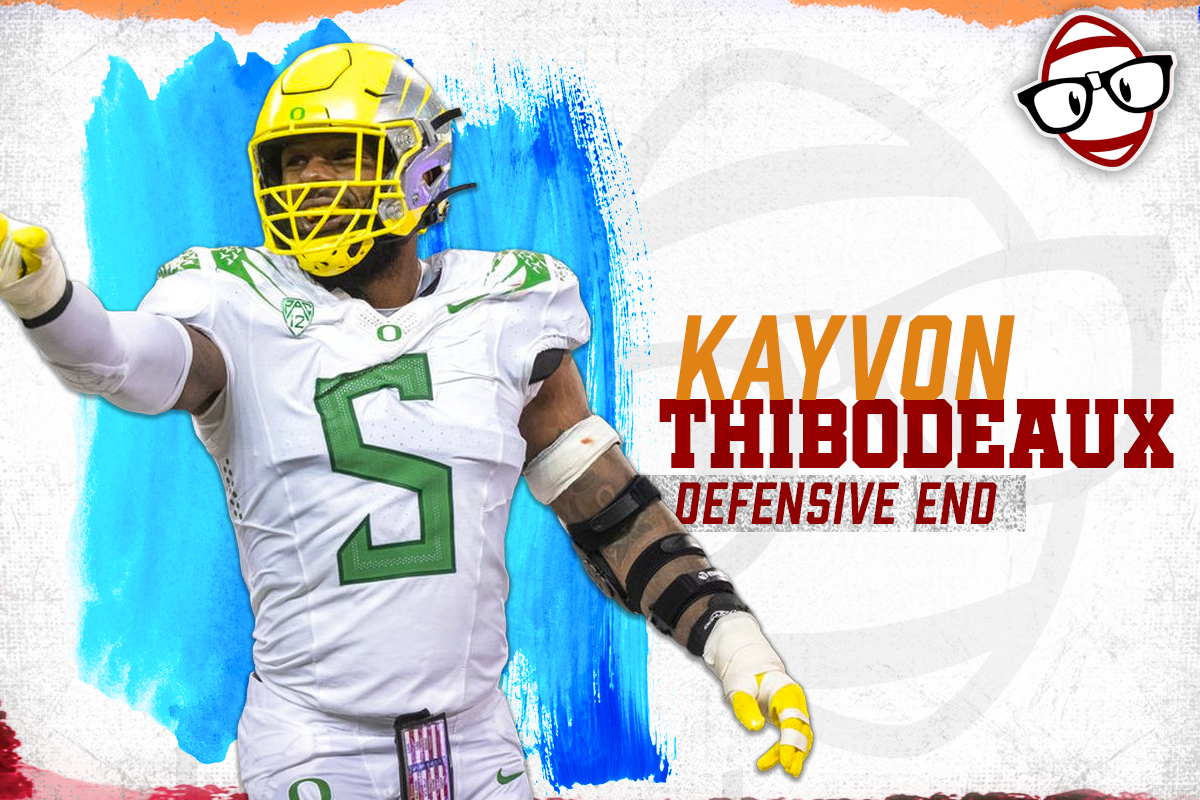 First Look: Defensive End Kayvon Thibodeaux Participates in New