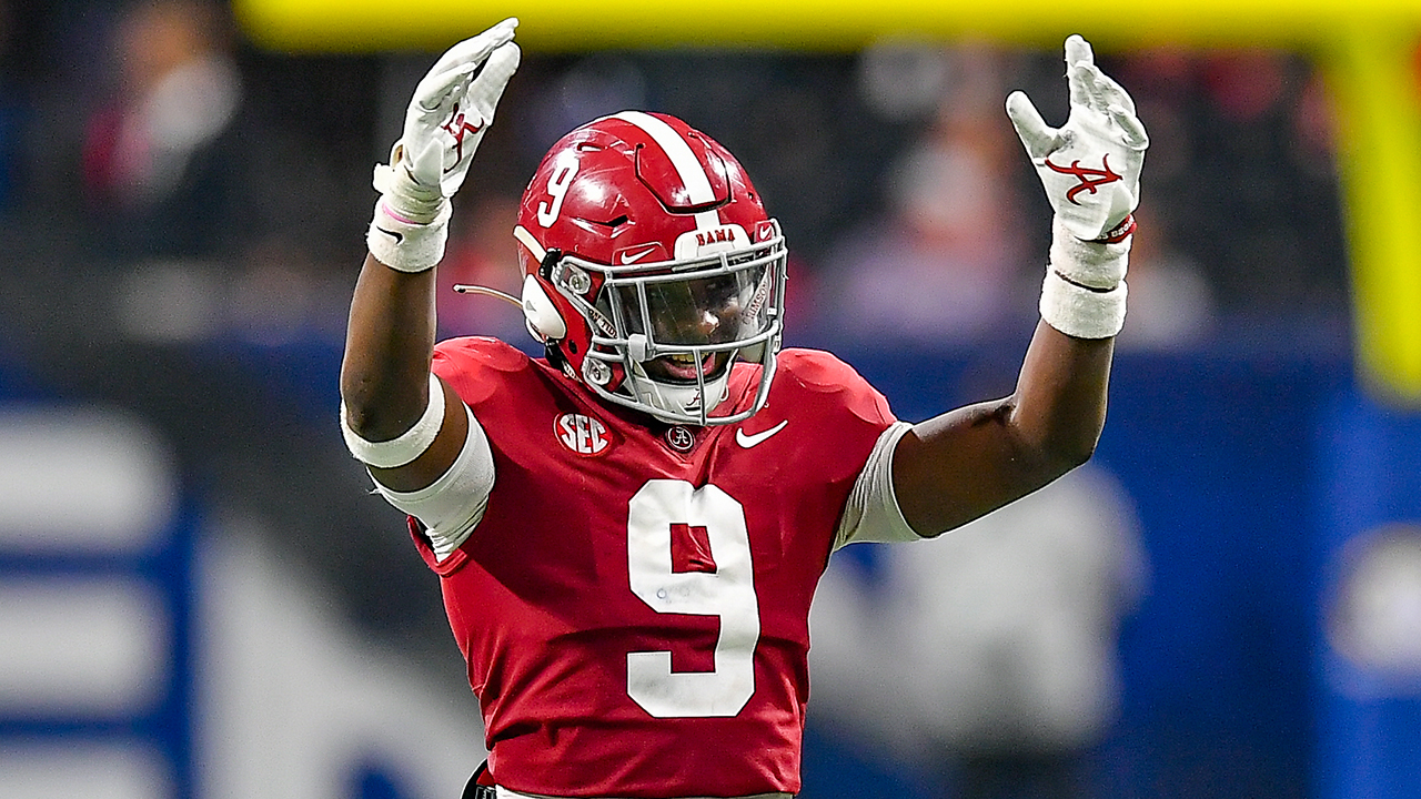 Alabama football safety Jordan Battle scores a pick-six vs. MS State